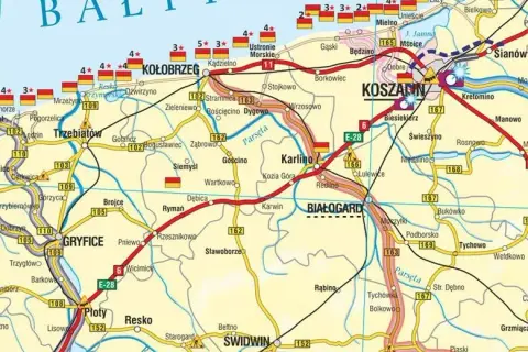 Mielno ile km? Sprawdź odległości do najbliższych miejscowości