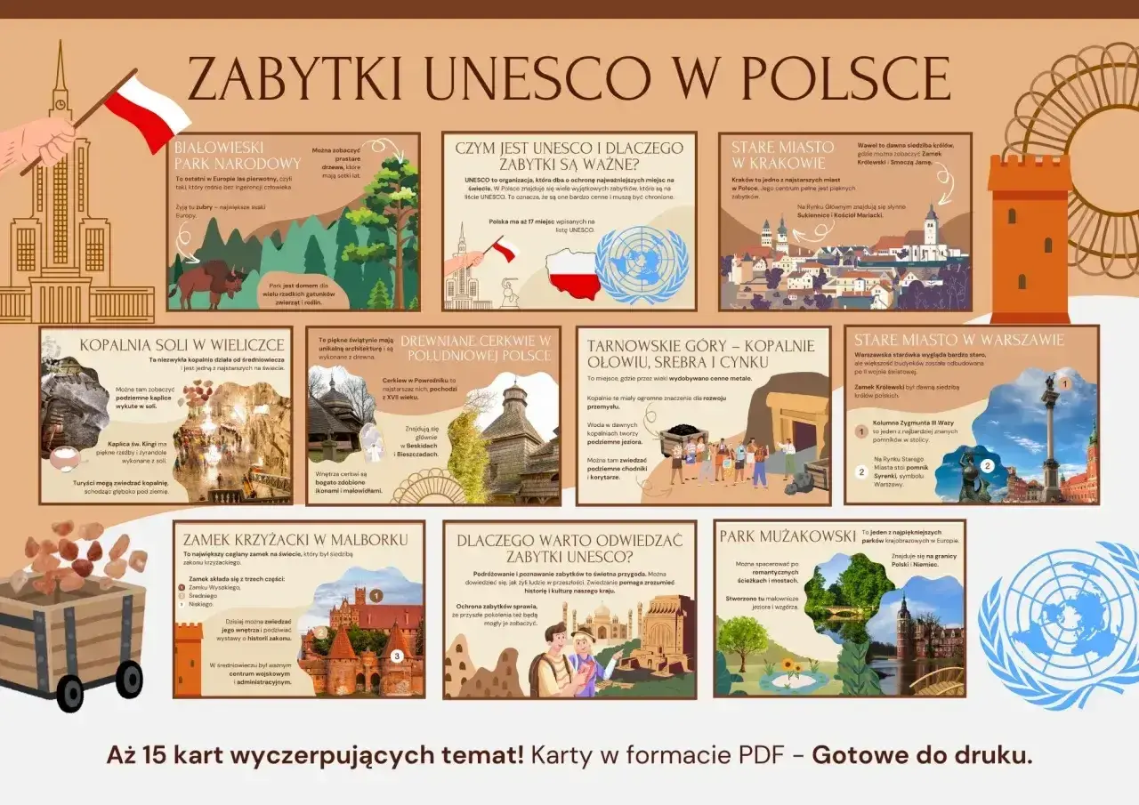 Zabytki UNESCO w Polsce: od Białowieży po kopalnie. Odkryj polskie skarby wpisane na listę UNESCO.